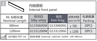 MINI box Drawer Slide - BL Slim Glass Tandem (7)